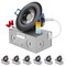 Luxrite 3 Inch Gimbal LED Recessed Downlights 5CCT 2700K-5000K 8W 600LM Dimmable Damp Rated Black, 6PK LR23221-6PK - alternate 1